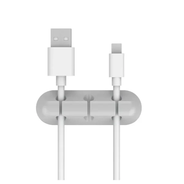 Organisateur de câbles USB en silicone NNBILI – Enrouleur et support de câbles pour bureau – Gestion et rangement des fils pour souris, casque et accessoires – Image 9