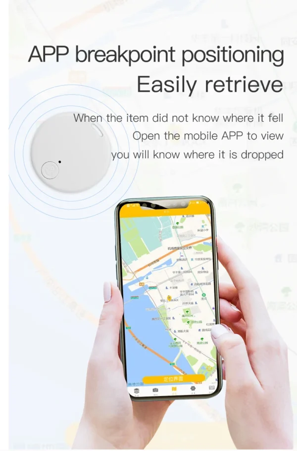Mini localisateur GPS - Alarme anti-perte - Porte-clés intelligent - Étiquette connectée Bluetooth - Traceur pour clé, portefeuille, chien, animal de compagnie ou enfant. – Image 26