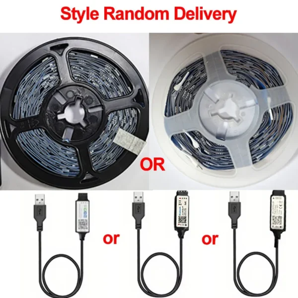 Bluetooth LED Strip Lights Smart SMD 5050 APP Remote Control Flexible Ribbon Diode Lamp Tape TV Backlights Game Room Home Decor – Image 6