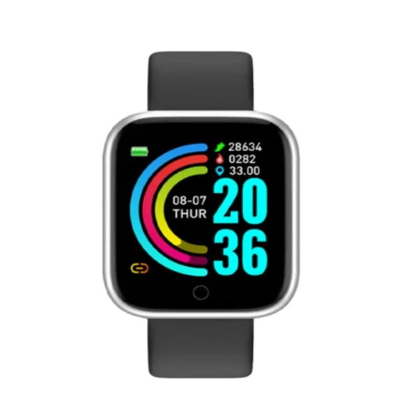 Montre connectée pour femmes et hommes – Bracelet intelligent avec Bluetooth, lecteur de musique, suivi sportif, moniteur de sommeil et affichage digital – Image 7