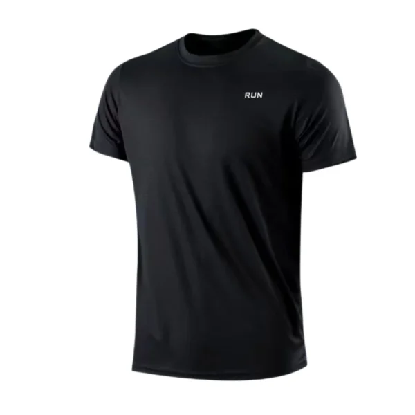 T-shirt de sport homme à séchage rapide – Manches courtes, col rond, respirant et léger – Idéal pour la gym, le running et l'entraînement. – Image 11