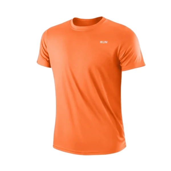 T-shirt de sport homme à séchage rapide – Manches courtes, col rond, respirant et léger – Idéal pour la gym, le running et l'entraînement. – Image 12
