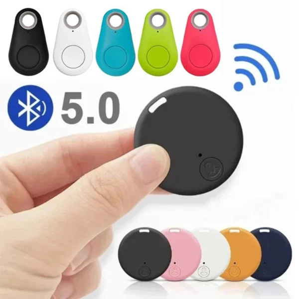 Mini localisateur GPS - Alarme anti-perte - Porte-clés intelligent - Étiquette connectée Bluetooth - Traceur pour clé, portefeuille, chien, animal de compagnie ou enfant.