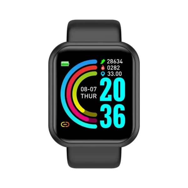 Montre connectée pour femmes et hommes – Bracelet intelligent avec Bluetooth, lecteur de musique, suivi sportif, moniteur de sommeil et affichage digital – Image 8