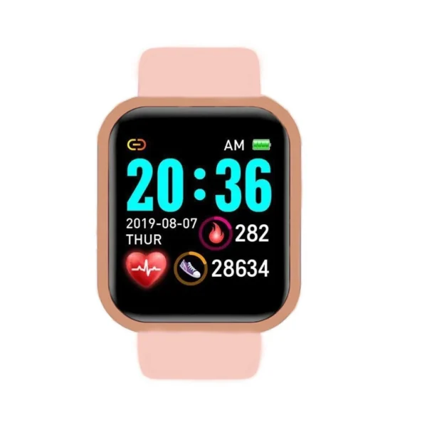 Montre connectée pour femmes et hommes – Bracelet intelligent avec Bluetooth, lecteur de musique, suivi sportif, moniteur de sommeil et affichage digital – Image 10