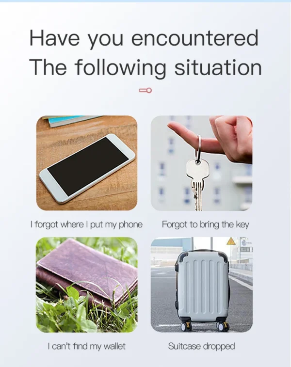 Mini localisateur GPS - Alarme anti-perte - Porte-clés intelligent - Étiquette connectée Bluetooth - Traceur pour clé, portefeuille, chien, animal de compagnie ou enfant. – Image 24