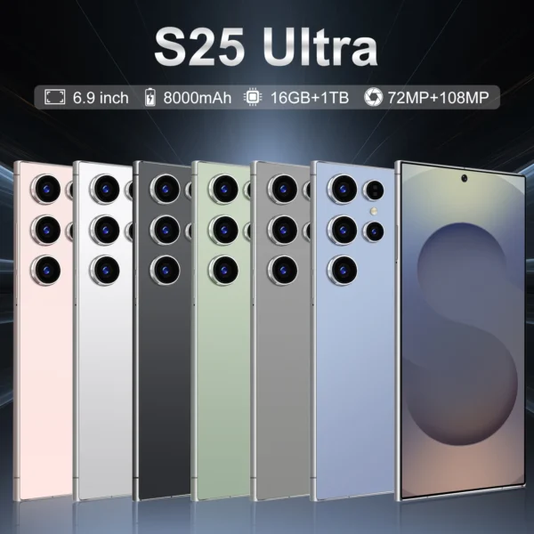 2025 Global version Mobile Phones S25 Ultra 7.3HD Cellphones 22G+2T Original Smartphone Dual SIM Android 14 7800mAh 5G Phone – Image 14
