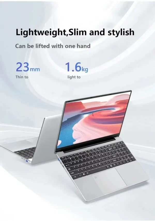 15.6" Windows 11 Pro Laptops Intel Celeron N4000 16GB RAM 1TB SSD Laptops Office Computer PC Fingerprint Unlock Notebook – Image 16