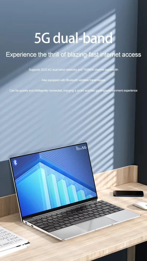 Laptop Computer Windows 11 Pro Intel Celeron N4000 2025 Notebook PC Gamer 12GB DDR4 512GB 1TB SSD 1920*1080 Office Computer PC – Image 15