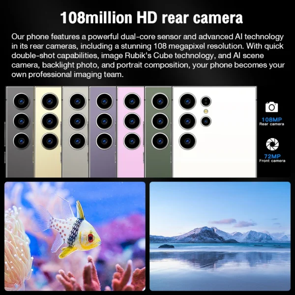 2025 Global version Mobile Phones S25 Ultra 7.3HD Cellphones 22G+2T Original Smartphone Dual SIM Android 14 7800mAh 5G Phone – Image 16