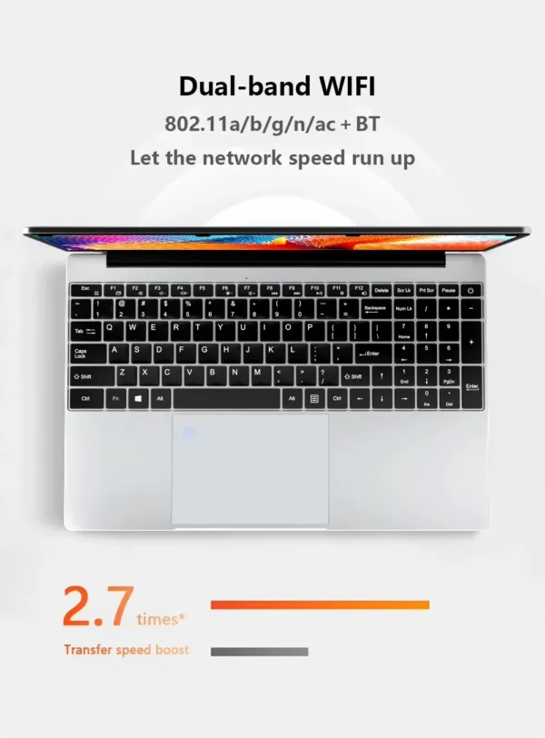 15.6" Windows 11 Pro Laptops Intel Celeron N4000 16GB RAM 1TB SSD Laptops Office Computer PC Fingerprint Unlock Notebook – Image 17