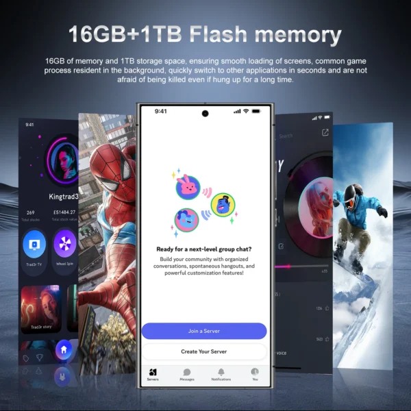 2025 Global version Mobile Phones S25 Ultra 7.3HD Cellphones 22G+2T Original Smartphone Dual SIM Android 14 7800mAh 5G Phone – Image 6