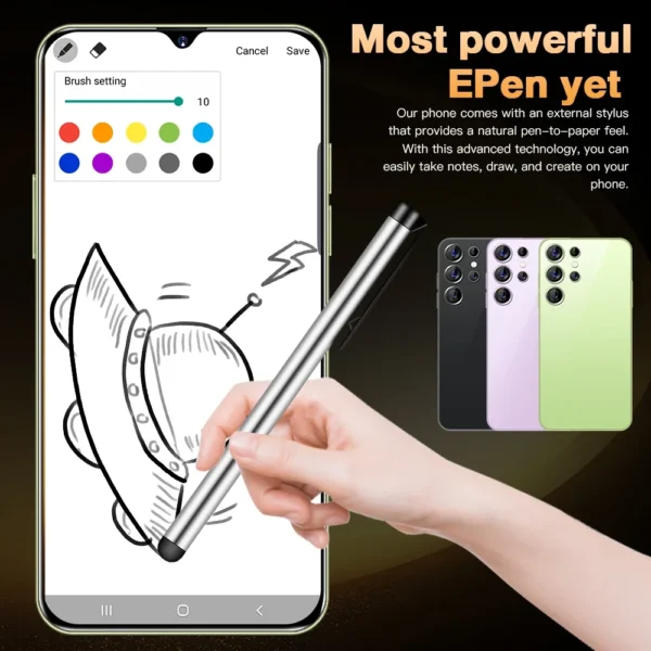 Mobile Phones S25 Ultra 7.3 HD Screen Smart Phone Original 22G+2T 5G Dual Sim Celulares Android Unlocked 108MP 7800mAh S24 Ultra – Image 15