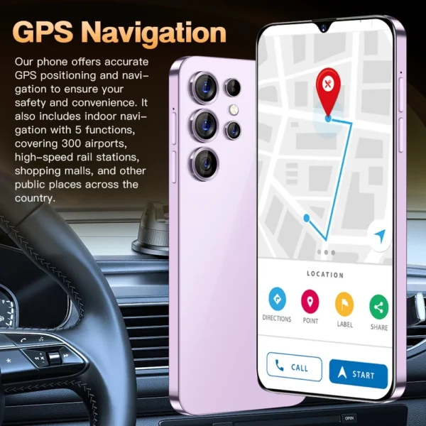 Mobile Phones S25 Ultra 7.3 HD Screen Smart Phone Original 22G+2T 5G Dual Sim Celulares Android Unlocked 108MP 7800mAh S24 Ultra – Image 5