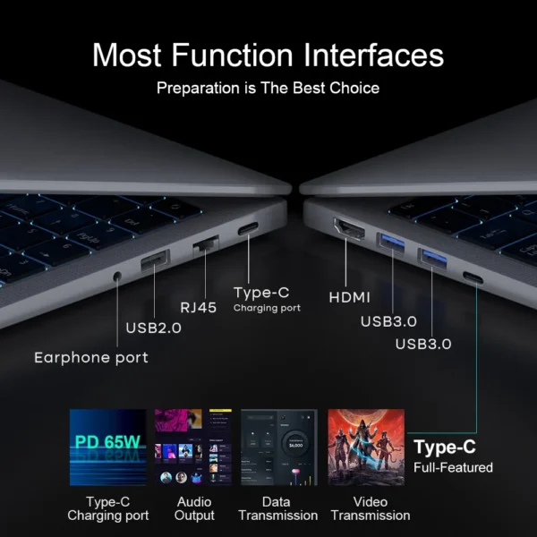 Laptop 16 inch 2.5K 120Hz Intel Core i9-12900HK WiFi 6 32GB RAM 1TB SSD Laptop Windows 11 pro Notebook Office Computer – Image 6