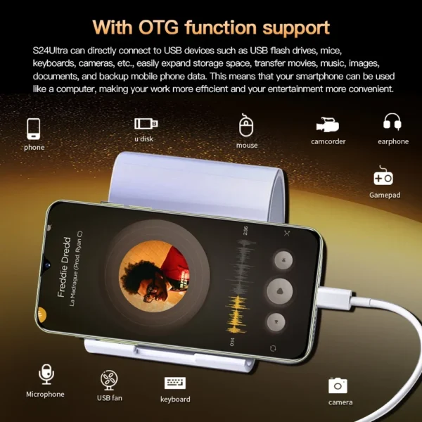 Mobile Phones S25 Ultra 7.3 HD Screen Smart Phone Original 22G+2T 5G Dual Sim Celulares Android Unlocked 108MP 7800mAh S24 Ultra – Image 27