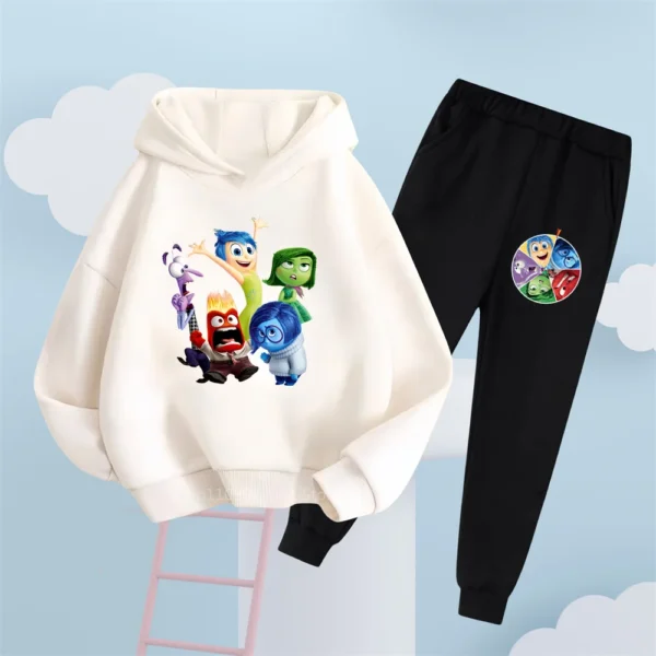Ensemble sweat à capuche et pantalon Disney Vice-Versa – Vêtements amusants et décontractés pour enfants, parfaits pour le quotidien et le style urbain – Image 17