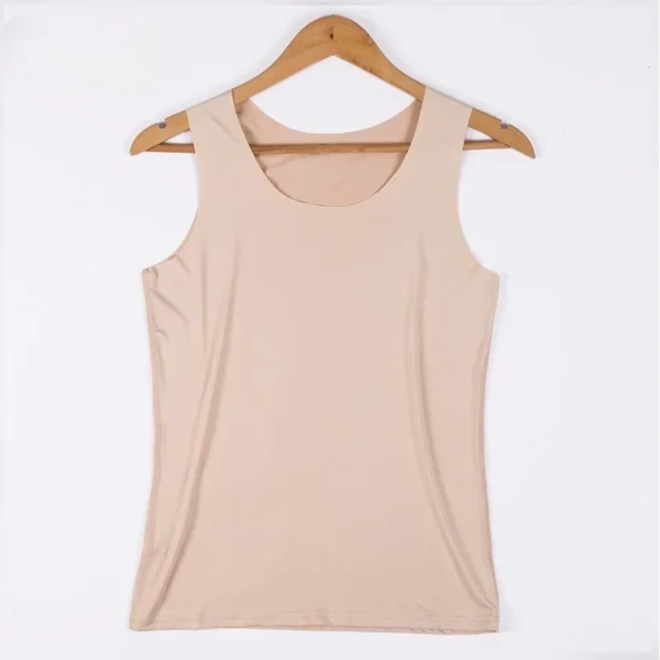 Women Summer Tight fit No trace Tanks Camis Vest Fashion Casual Sleeveless Ladies Street Tanks Tops Tees Hotsweet Bra B3192 – Image 14