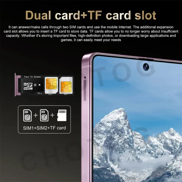 New SMS 25 Ultra Smartphone Original Android 7.3HD Cell Phone Snapdragon 8 Gen3 Dual SIM Cellphones 4G 5G Unlocked Mobile Phones – Image 33