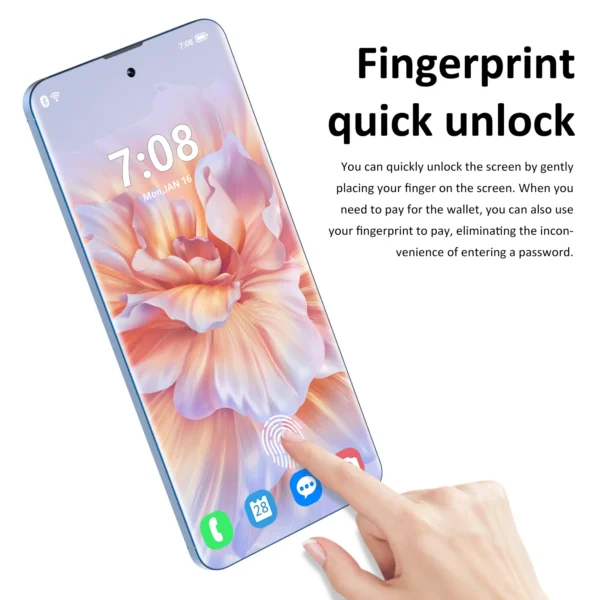 Global Version S25+ Ultra Smartphone Qualcomm8 Gen2 8800mAh Large Battery 7.3" 120Hz HD+ Display 108MP Camera Cellphone Celular – Image 14