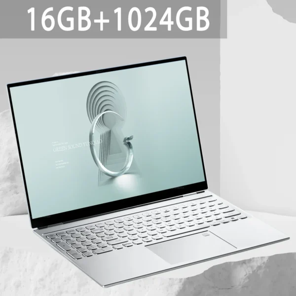 16"Gaming Laptop-Intel Celeron N95 4K HD 120Hz 32GB RAM 2TB SSD Windows 11 Fingerprint Unlock High-Performance Office&Gaming PC – Image 8