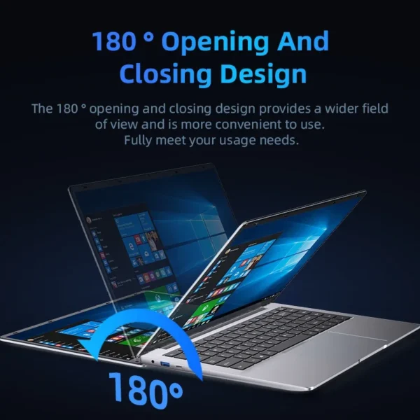 Laptop Computer Windows 11 Pro Intel Celeron N4000 2025 Notebook PC Gamer 12GB DDR4 512GB 1TB SSD 1920*1080 Office Computer PC – Image 3
