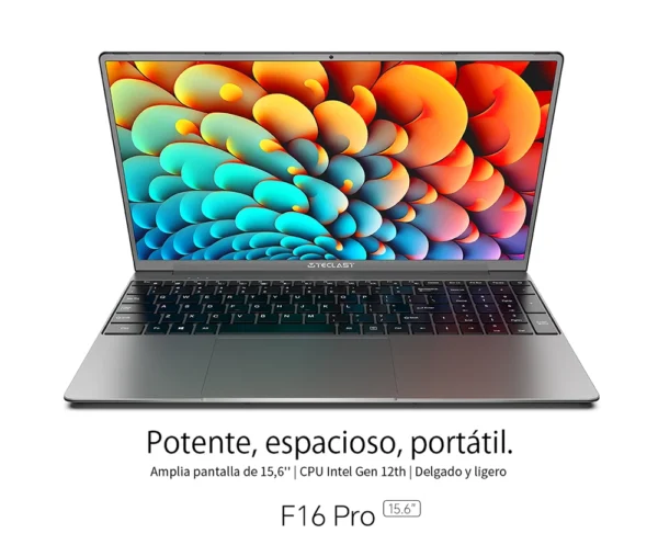 TECLAST F16Pro Laptop 15.6 inch, 16GB RAM 512GB SSD Computers, for Intel N95 CPU, IPS FHD 1080P Screen, WiFi 6, BT 5.0, USB3.2, Backlit Keyboard, 38000mWh – Image 9