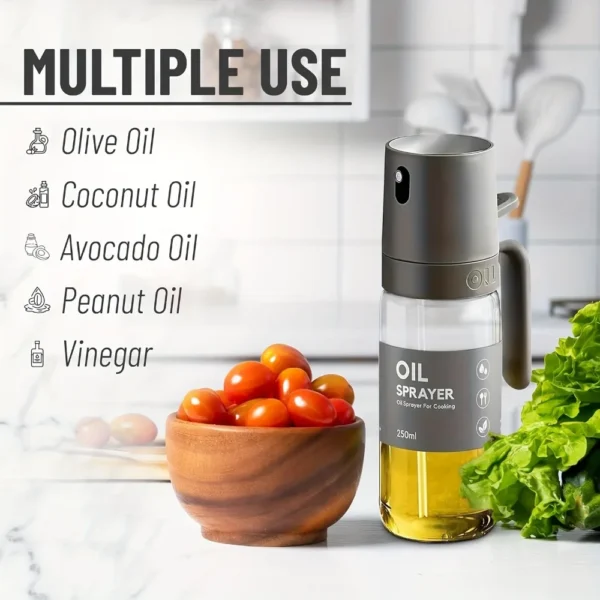 Vaporisateur d’huile 250 ml, en verre borosilicaté haute qualité, sans BPA – Image 8