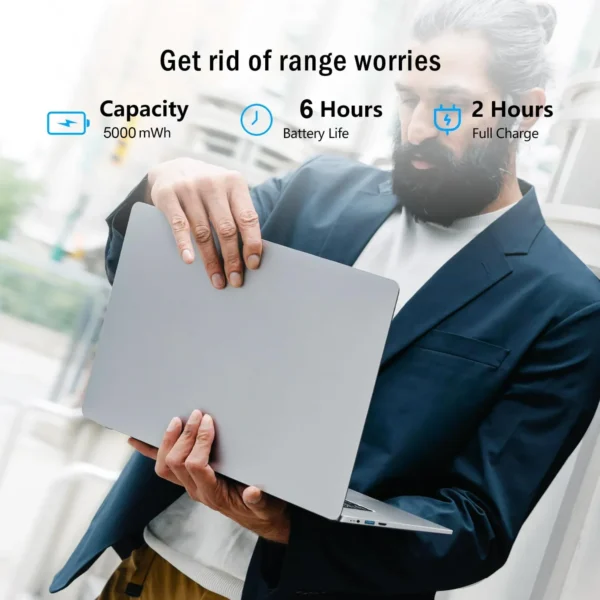 Laptop Computer Windows 11 Pro Intel Celeron N4000 2025 Notebook PC Gamer 12GB DDR4 512GB 1TB SSD 1920*1080 Office Computer PC – Image 4