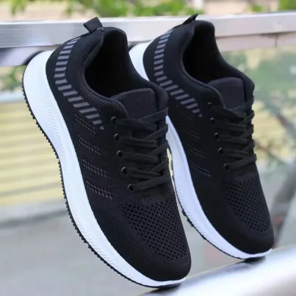 Chaussures décontractées pour homme – Baskets slip-on tendance, respirantes – Idéales pour la course, la marche, l'entraînement et le tennis – Image 2
