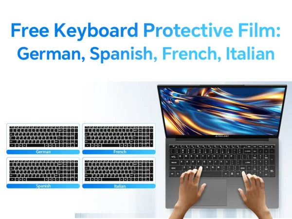 Teclast F17Plus 17.3 inch Laptop Intel N95 16GB RAM 512GB SSD Windows 11 Notebook 180° Flip Computer Backlit Keyboard mini-HDMI – Image 24
