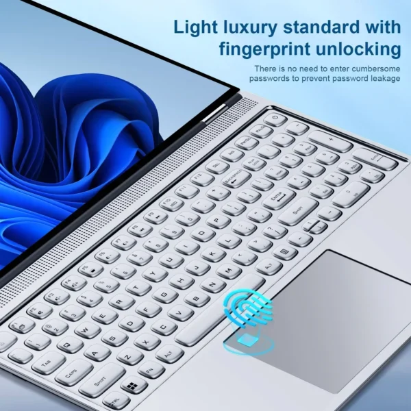 16"Gaming Laptop-Intel Celeron N95 4K HD 120Hz 32GB RAM 2TB SSD Windows 11 Fingerprint Unlock High-Performance Office&Gaming PC – Image 12