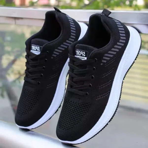 Chaussures décontractées pour homme – Baskets slip-on tendance, respirantes – Idéales pour la course, la marche, l'entraînement et le tennis – Image 13