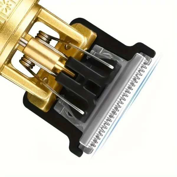 Tondeuse électrique vintage T9 – Rasoir professionnel rechargeable pour hommes – Coupe de cheveux précise, design Dragon ou Bouddha, idéale pour barbiers – Image 3