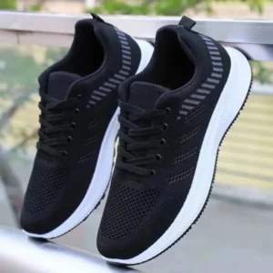 Chaussures décontractées pour homme – Baskets slip-on tendance, respirantes – Idéales pour la course, la marche, l'entraînement et le tennis