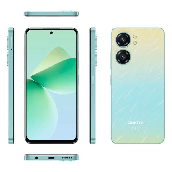 OUKITEL C58 Pro Phone Portable - 6.7 " - 24Go + 256 Go - 50MP-5150mAh-Android Smartphone 14 - NFC GPS Double SIM 4G – Image 8