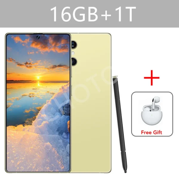New SMS 25 Ultra Smartphone Original Android 7.3HD Cell Phone Snapdragon 8 Gen3 Dual SIM Cellphones 4G 5G Unlocked Mobile Phones – Image 8