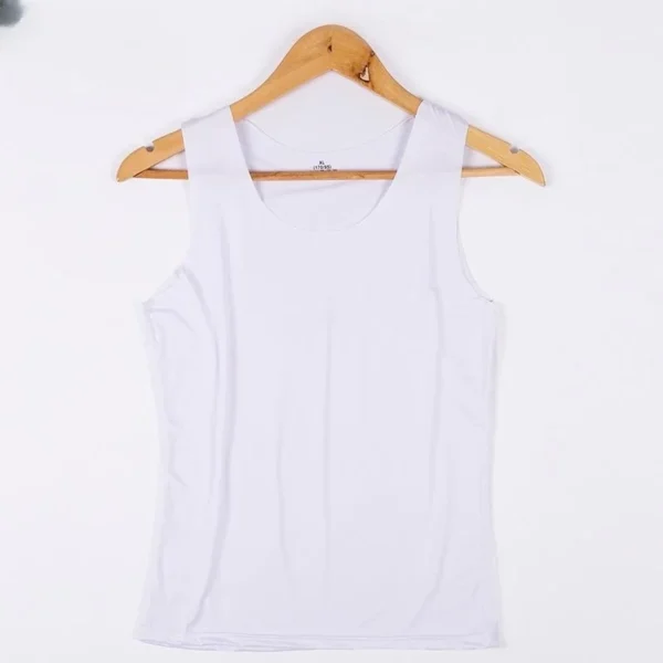 Women Summer Tight fit No trace Tanks Camis Vest Fashion Casual Sleeveless Ladies Street Tanks Tops Tees Hotsweet Bra B3192 – Image 8