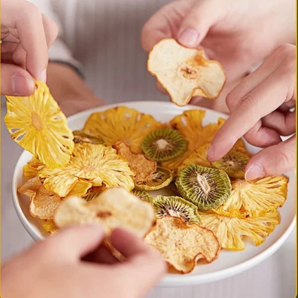 220V/110V 6 Layers Food Dehydrator Stainless Steel Fruit Vegetable Meat Beef Jerky Dryer Machine Snacks Dehydration Touch Panel – Image 16