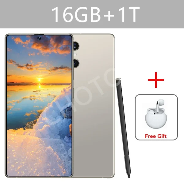 New SMS 25 Ultra Smartphone Original Android 7.3HD Cell Phone Snapdragon 8 Gen3 Dual SIM Cellphones 4G 5G Unlocked Mobile Phones – Image 9