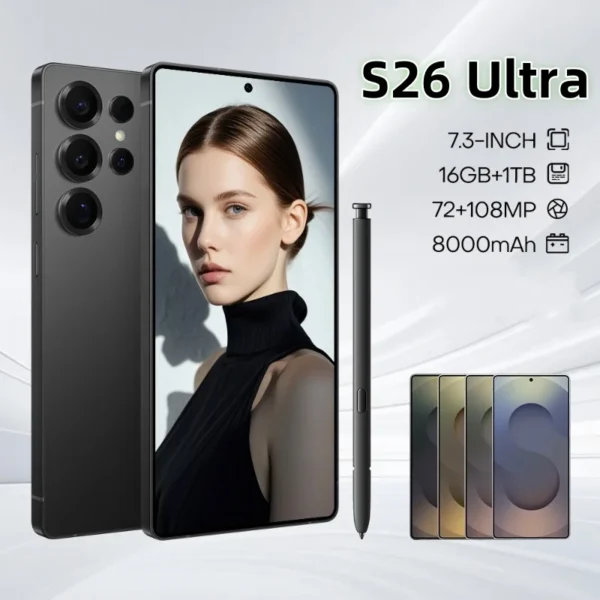 2025 NEW S26 Ultra Smartphone Original 7.3 Inch Celulares Android Moblie Phones Unlocked 5G Dual Sim Global Version CellPhones – Image 4