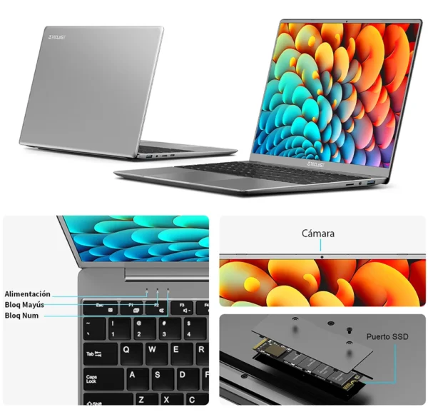 TECLAST F16Pro Laptop 15.6 inch, 16GB RAM 512GB SSD Computers, for Intel N95 CPU, IPS FHD 1080P Screen, WiFi 6, BT 5.0, USB3.2, Backlit Keyboard, 38000mWh – Image 24