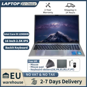 Laptop 16 inch 2.5K 120Hz Intel Core i9-12900HK WiFi 6 32GB RAM 1TB SSD Laptop Windows 11 pro Notebook Office Computer