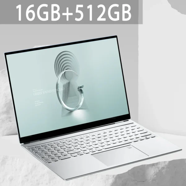16"Gaming Laptop-Intel Celeron N95 4K HD 120Hz 32GB RAM 2TB SSD Windows 11 Fingerprint Unlock High-Performance Office&Gaming PC – Image 9