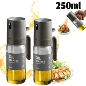 Vaporisateur d’huile 250 ml, en verre borosilicaté haute qualité, sans BPA