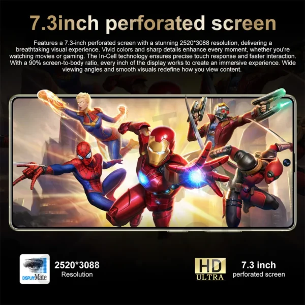 New SMS 25 Ultra Smartphone Original Android 7.3HD Cell Phone Snapdragon 8 Gen3 Dual SIM Cellphones 4G 5G Unlocked Mobile Phones – Image 3