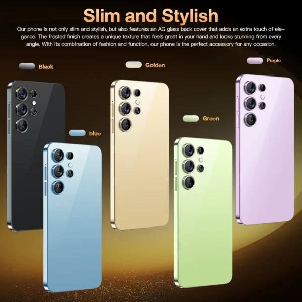Mobile Phones S25 Ultra 7.3 HD Screen Smart Phone Original 22G+2T 5G Dual Sim Celulares Android Unlocked 108MP 7800mAh S24 Ultra – Image 14