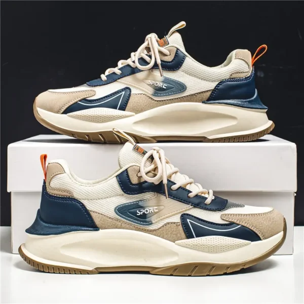 Trend Casual Sport Shoes For Men Breathable Running Sneakers Male Punk Platform Walking Shoes Street Style Men’s Sneakers Roman – Image 3