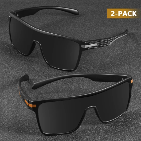 CRIXALIS Fashion Polarized Sunglasses For Men Square Oversized Anti Glare Driver Mirror Sun Glasses Women UV400 Goggles Male – Image 13