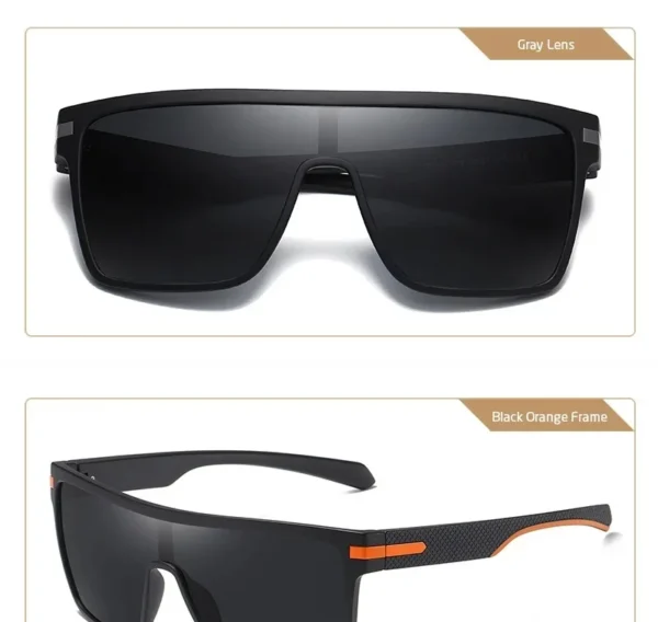 CRIXALIS Fashion Polarized Sunglasses For Men Square Oversized Anti Glare Driver Mirror Sun Glasses Women UV400 Goggles Male – Image 44
